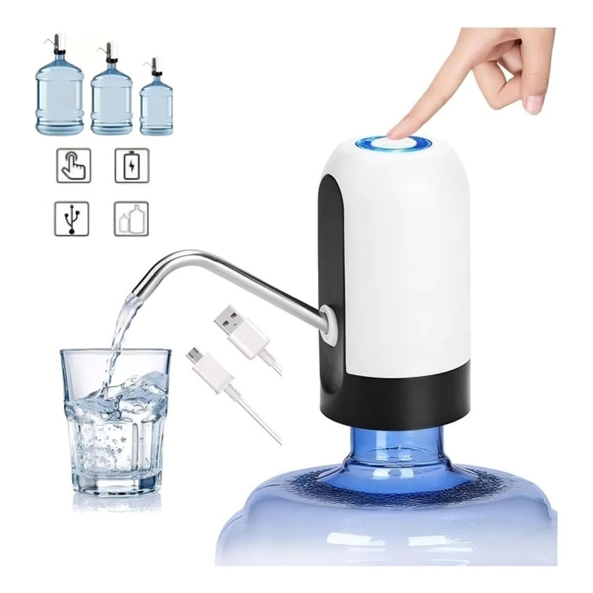 GENERICO - Dispensador Agua Botellon Bomba Botella Garrafon Manual Universal