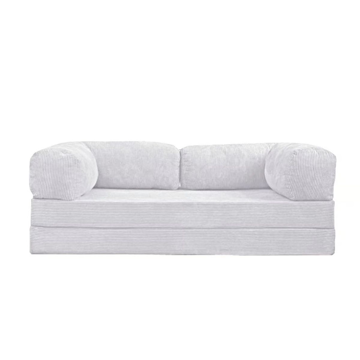 GENERICO - Forro Sofa Teddy Abrazo De Oso 180x80 Silver