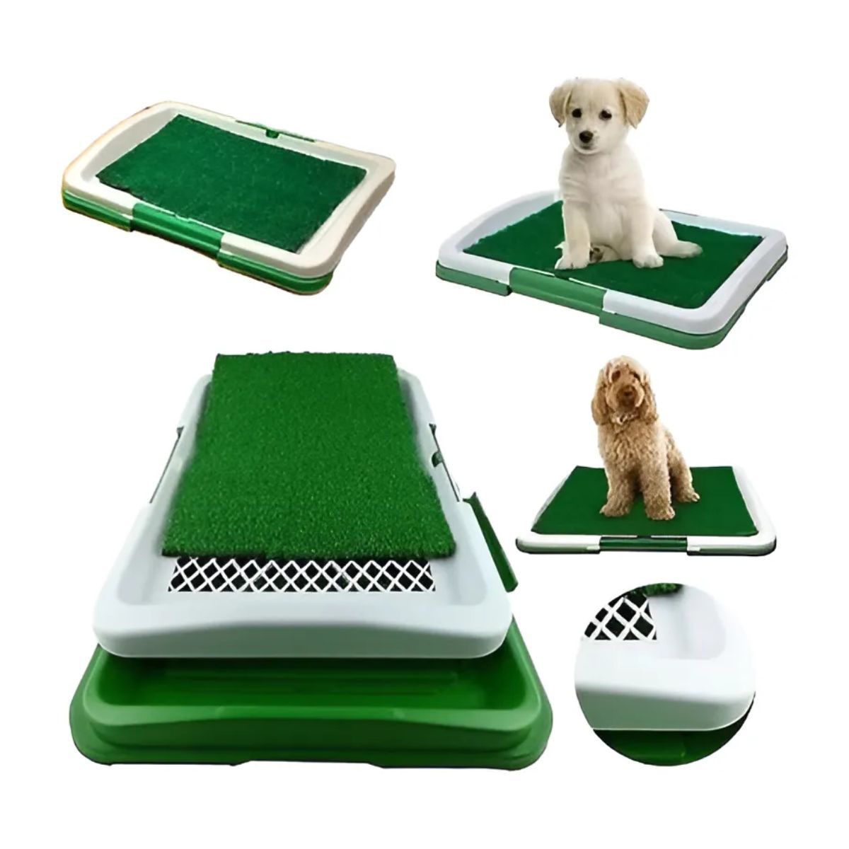 GENERICO - Tapete Pasto Sintetico Entrenamiento Mascotas Baño Lavable