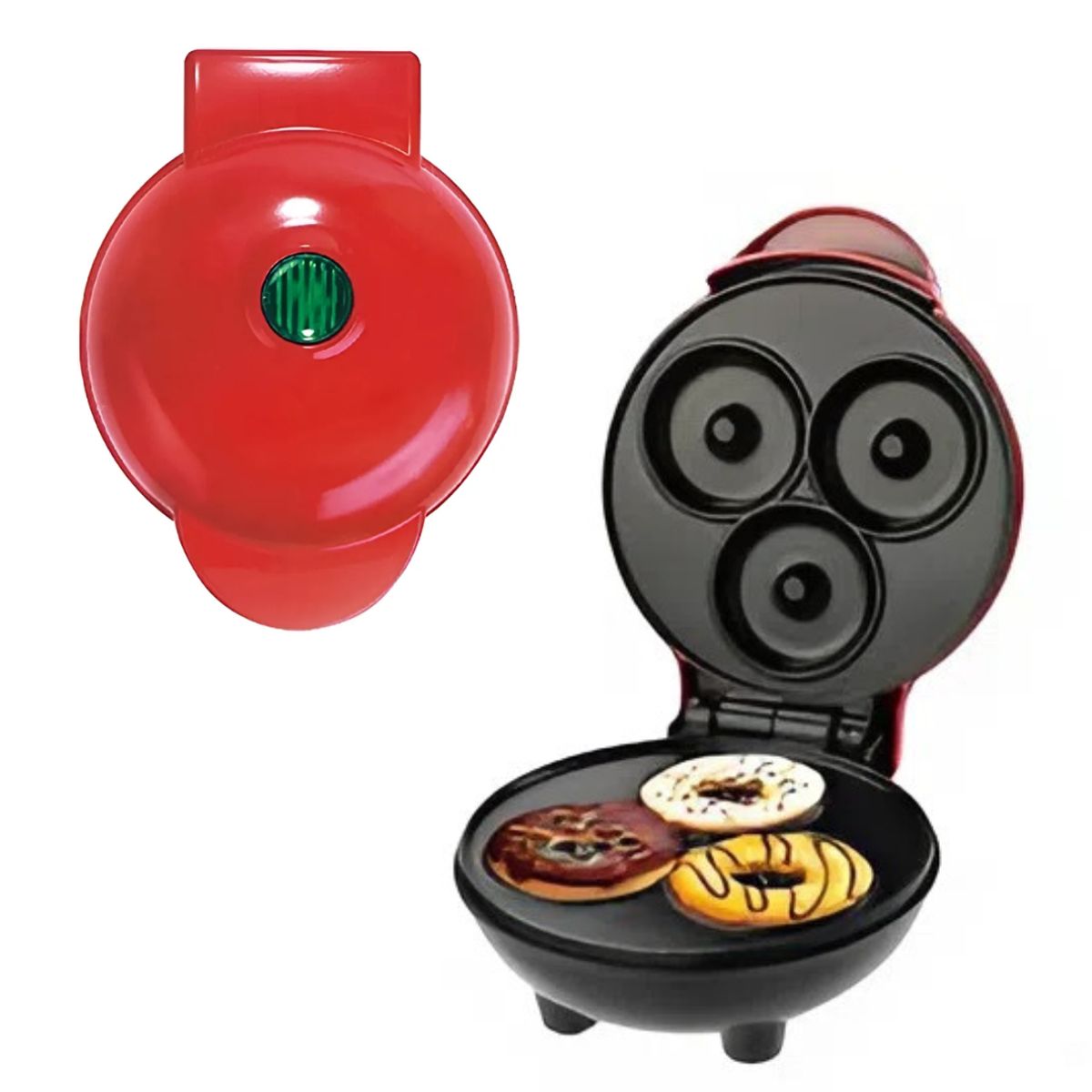 OEM - Máquina de donas Donut Maker mini donas para 3 donas 5cm