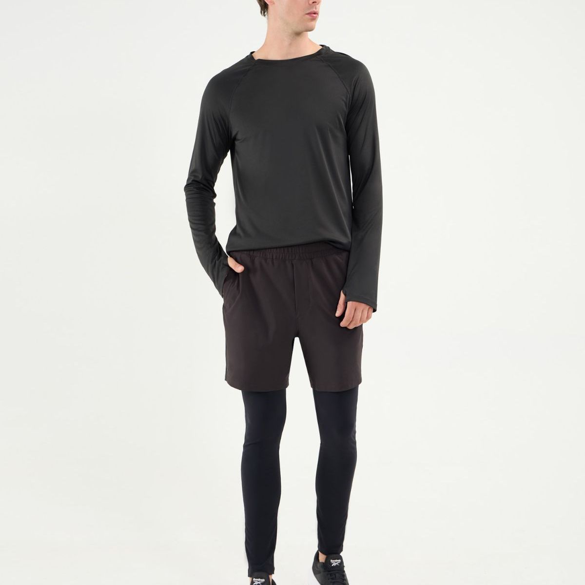 ATMOS - Leggins  Para Hombre Largo Color Negro Marca Atmos #32230002