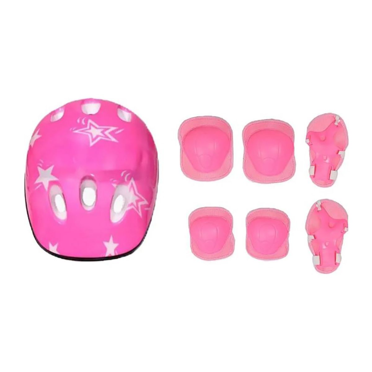 GENERICO - Casco y equipo de protección para patinaje bicicleta sobre ruedas X7 Pcs