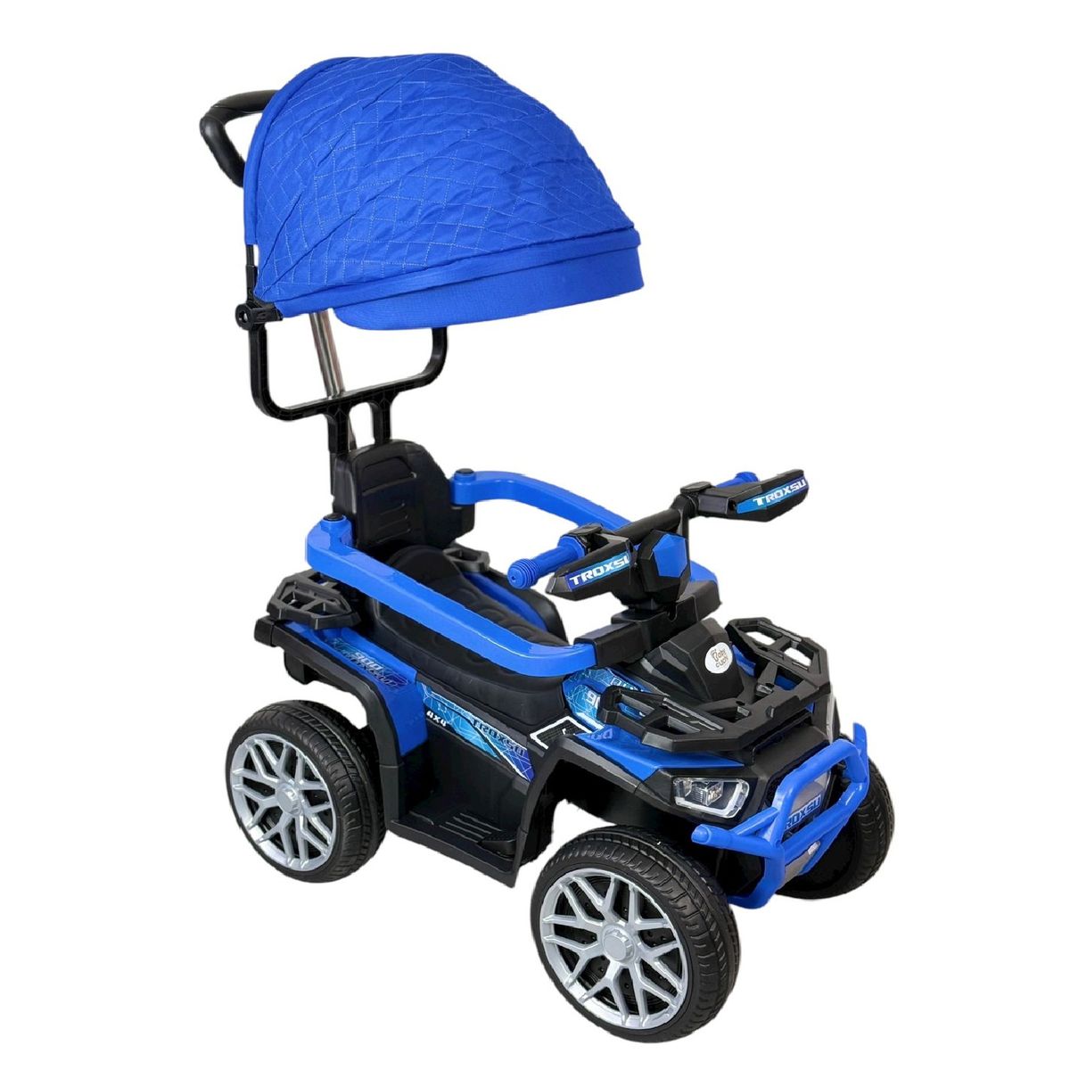 GENERICO - Cuatrimoto Montable Con Doble Motor Control Remoto Guía Bebe