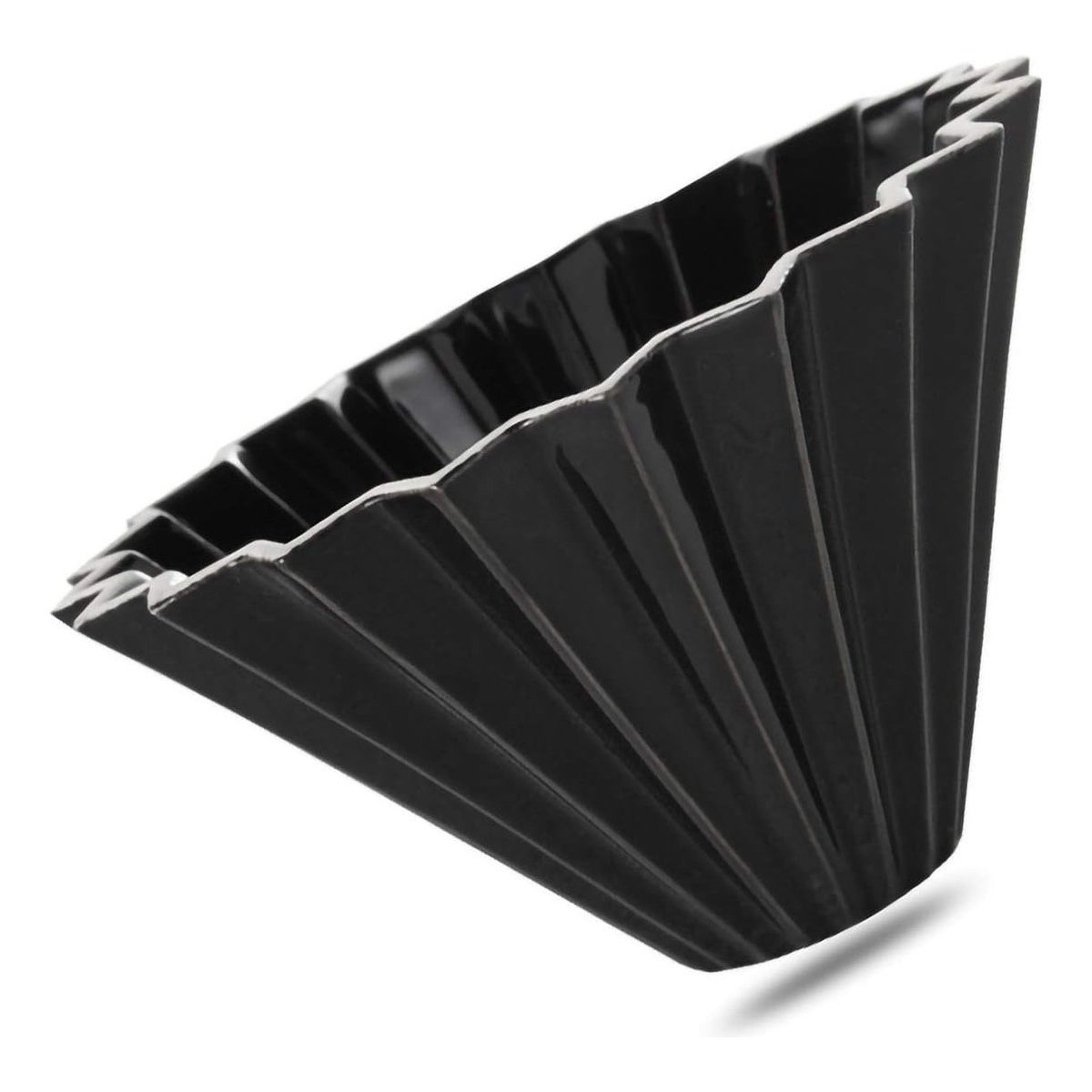 BIGCENTER - Flower Dripper Negro Cerámico Método De Extracción De Café