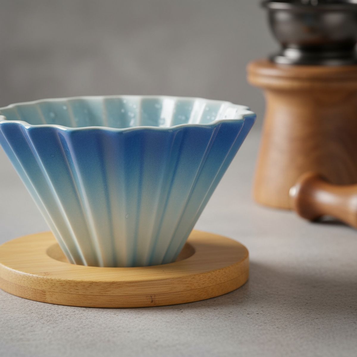 BIGCENTER - FLOWER DRIPPER 01 - AZUL DEGRADADO