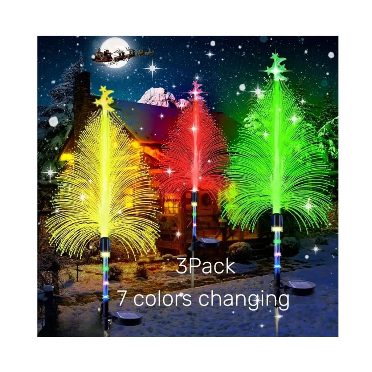 GENERICO - LUCES NAVIDEÑAS TIPO ARBOL DECORCION PARA EL HOGAR