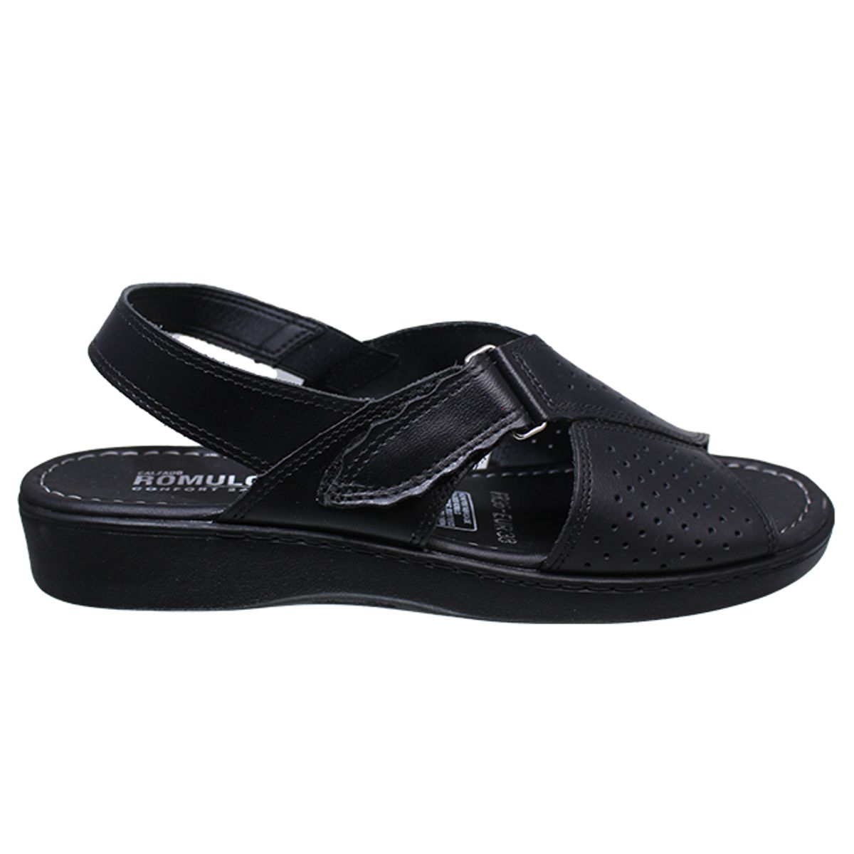 CALZADO ROMULO - Romulo Sandalia Plana Cuero