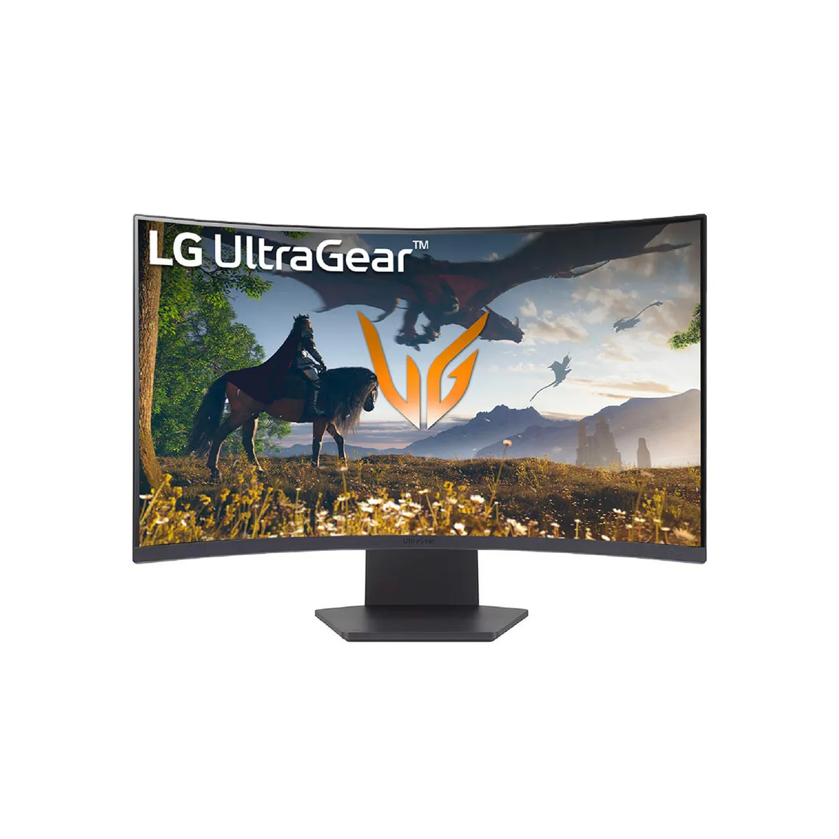 LG - Monitor LED LG 27GS60QC-B 27 VA Curvo 2K QHD Alta Nitidez y Estabilidad Visual
