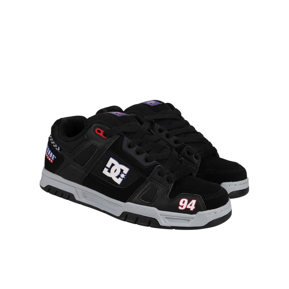 DC SHOES - Tenis DC Shoes Stag hombre color negro con gris