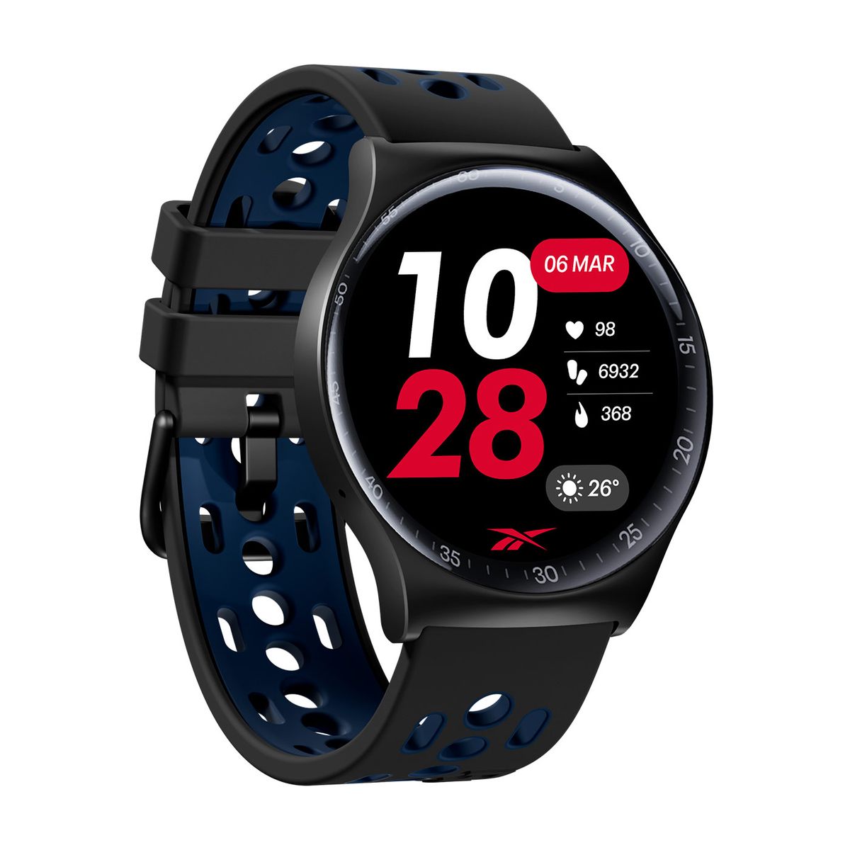 REEBOK - Reloj Smartwatch Reebok Pulse - Acero Oscuro Negro