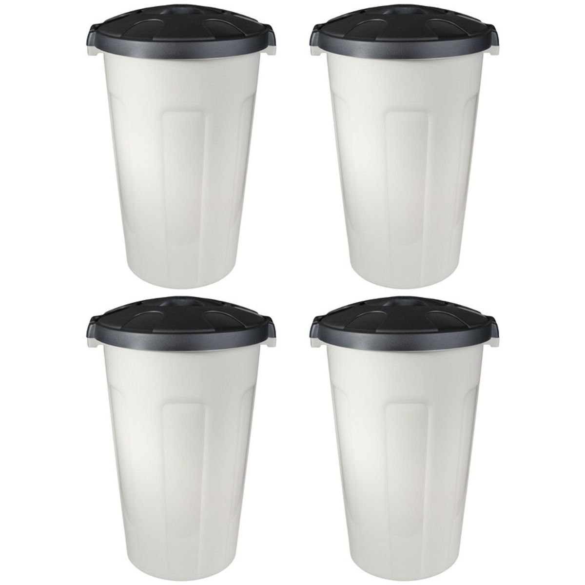 ENERGY PLUS - Set x4 Caneca 70 Litros Hermética con Tapa Click Resistente