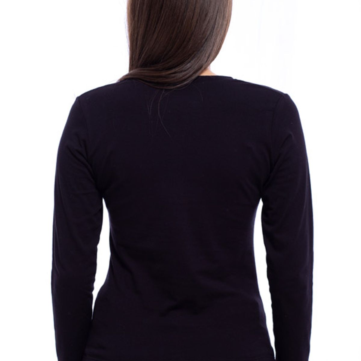 BOCARED - Blusa dama Minerva manga larga negro