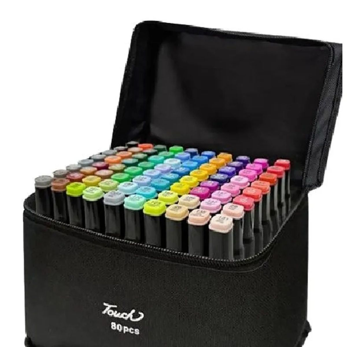 GENERICO - Set Marcadores 80 Piezas, Colores, Doble Punta