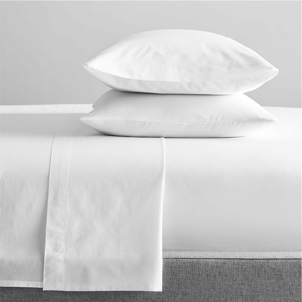 CASATUA - Juego Sabanas Rosewood 300 Hilos 100% Algodon Queen - Blanco