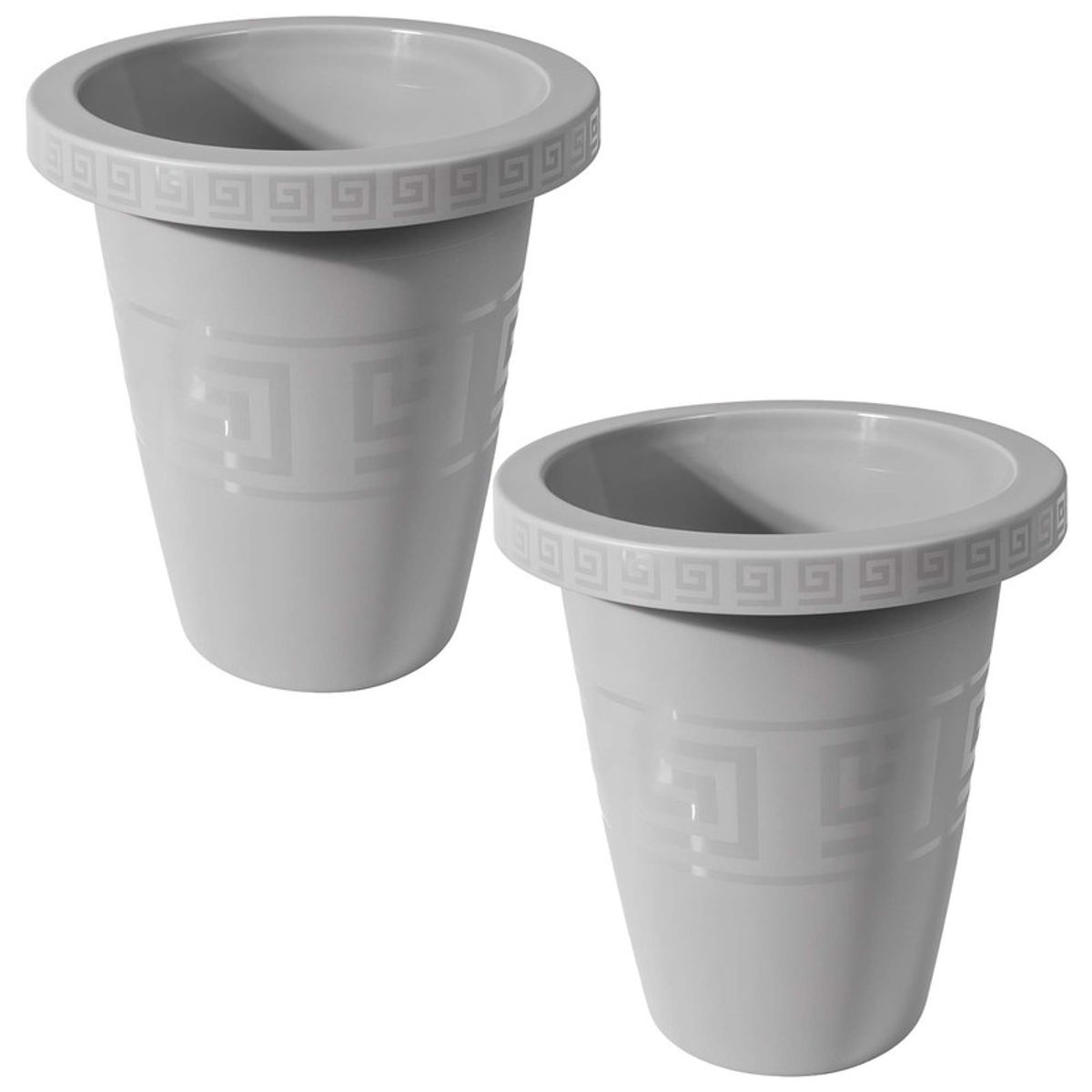 ENERGY PLUS - Set x2 Matera Redonda 45L Elegante Jardín Espacios Modernos