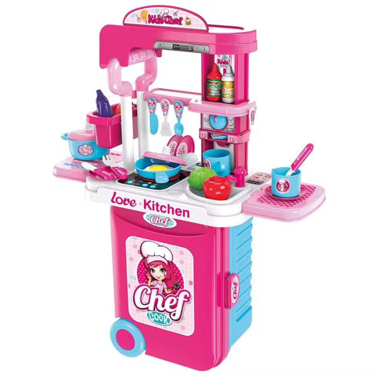 LANZAR - Juguetes kit de cocina chef Para niñas