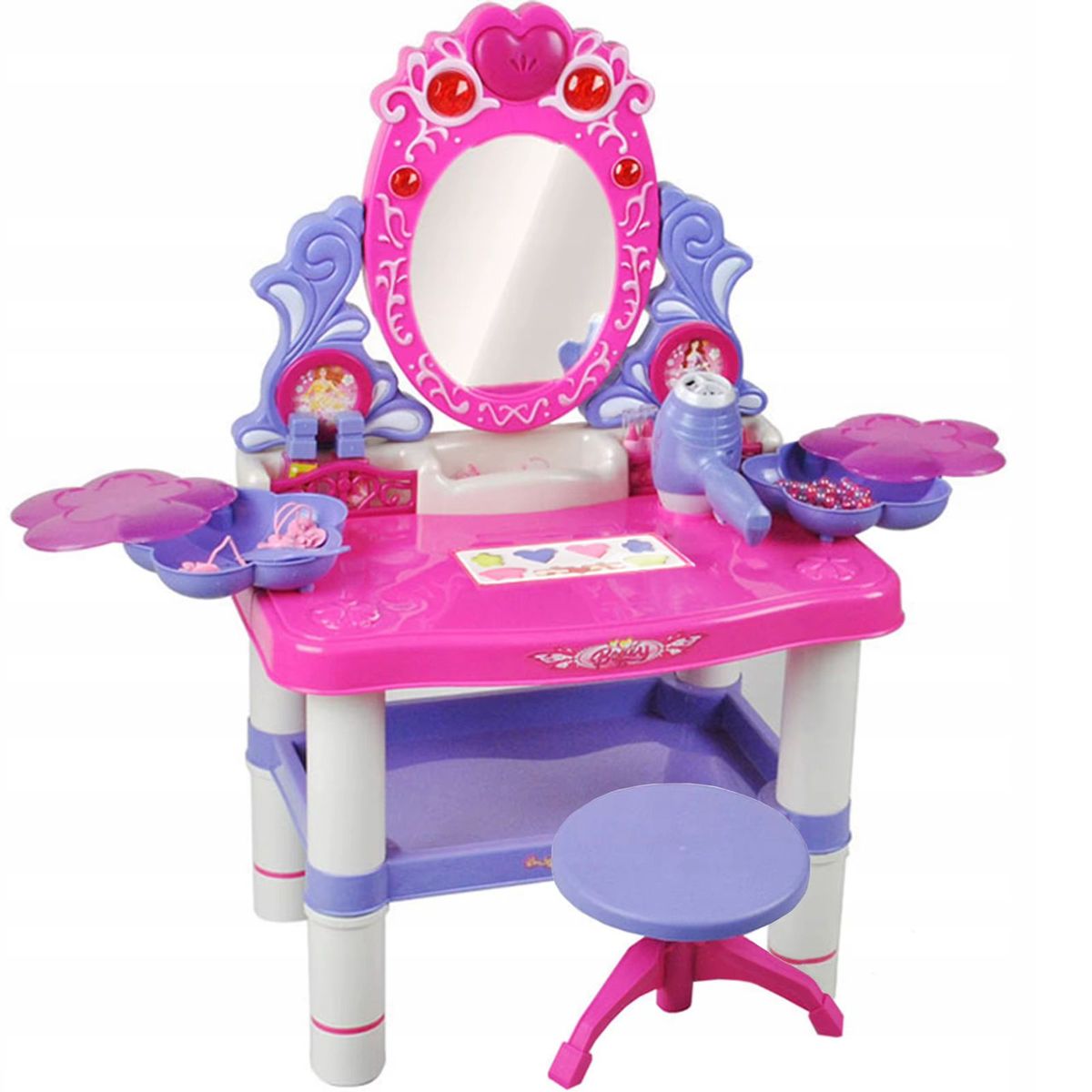 LANZURY IMPORTACIONES - Juego tocador de princesas para niñas Interactivo