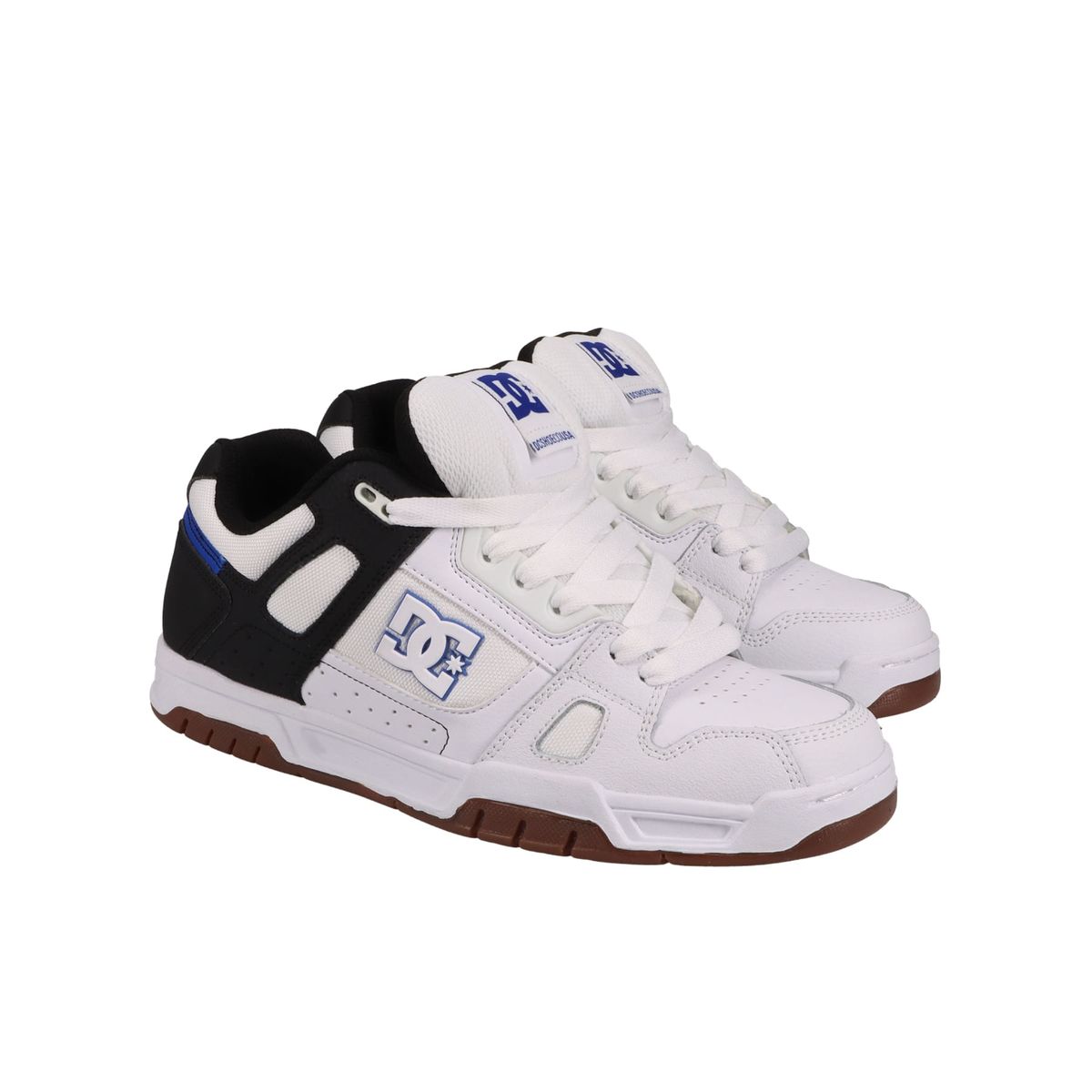 DC SHOES - Tenis DC Shoes Stag hombre color blanco y negro