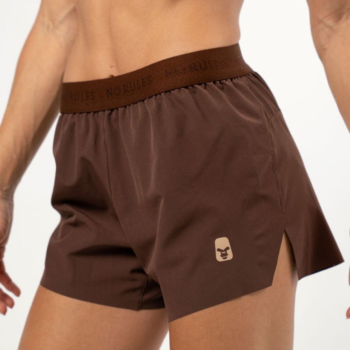 NO RULES - Short Classic Running Chocolate