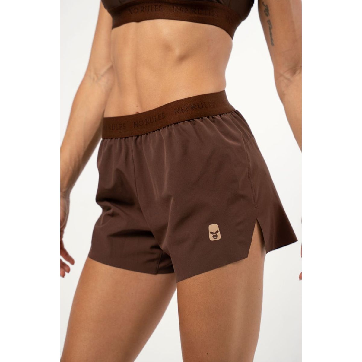 NO RULES - Short Classic Running Chocolate