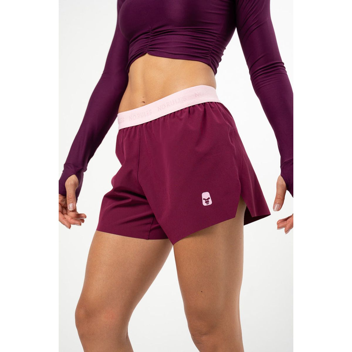 NO RULES - Short Classic Running Berenjena