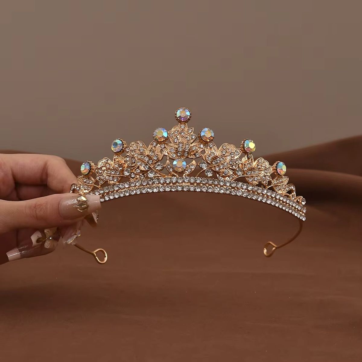 GENERICO - Corona Tiara De Cristal Quinceañeras Novia