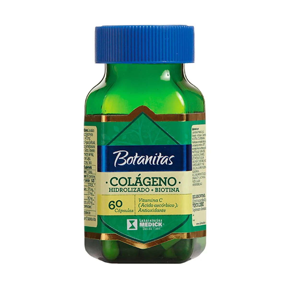 GENERICO - Colágeno Hidrolizado + Biotina Botanitas X 60 Capsulas