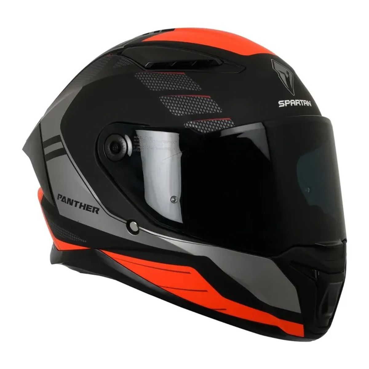 SPARTAN - CASCO SPARTAN PANTHER ECE2206 DOBLE VISOR PRESTIGE ROJO MATE