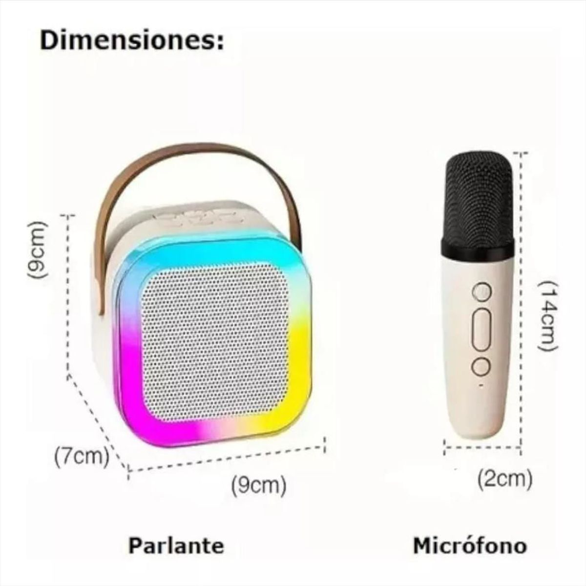 CLEAR - Parlante Niños Con Micrófonos Karaoke