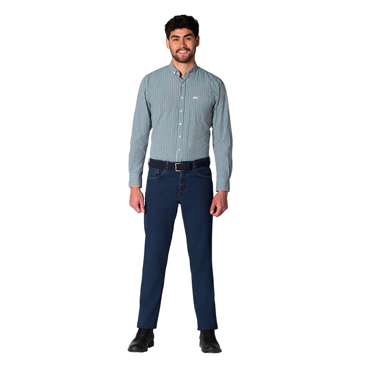 LEC LEE - Camisa Casual Hombre Lec Lee Verde-Vinotinto VinotintoXL