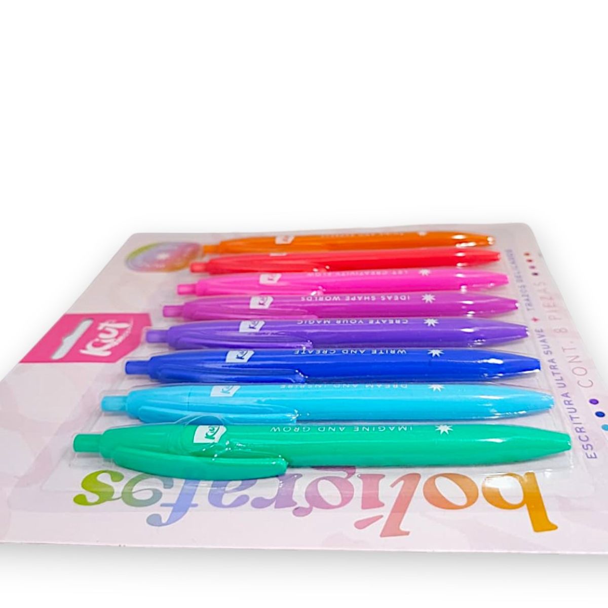 NORMA - Set de bolígrafos Kiut de punta fina 07mm ideales para escritura suave y trazos delicados