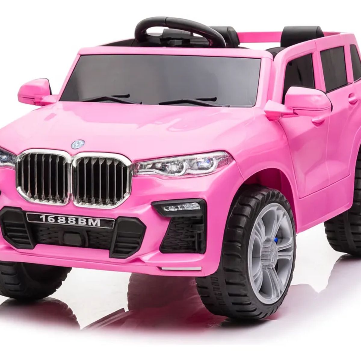 ROADMASTER - Camioneta Electrica Infantil Tipo Bmw Rosada Luces Y Sonido