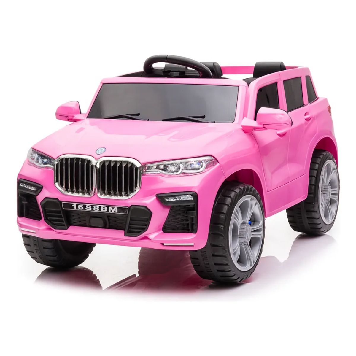 ROADMASTER - Camioneta Electrica Infantil Tipo Bmw Rosada Luces Y Sonido