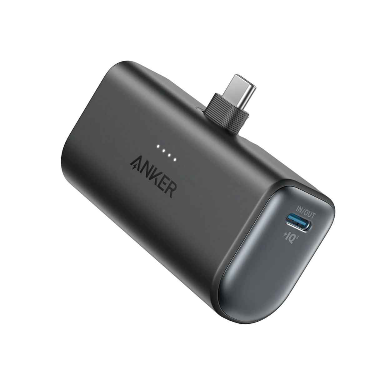 ANKER - Batería Power Bank ANKER Nano de 5000mAh 22.5W con Conector USB-C Integrado - Negro