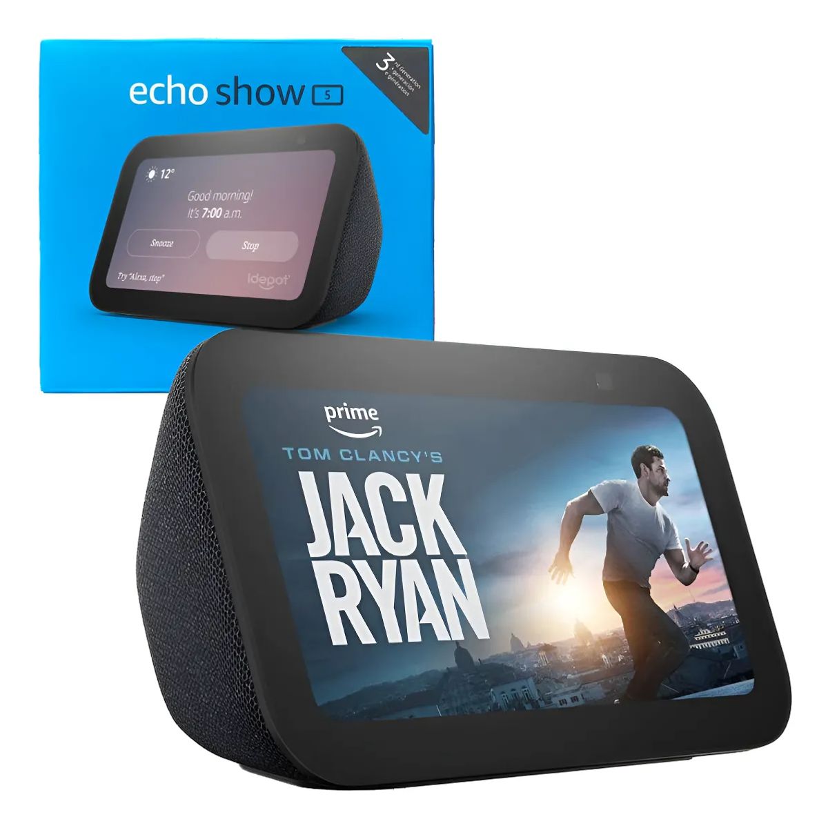 AMAZON - Amazon Echo Show 5 Asistente Virtual Alexa con Pantalla Inteligente