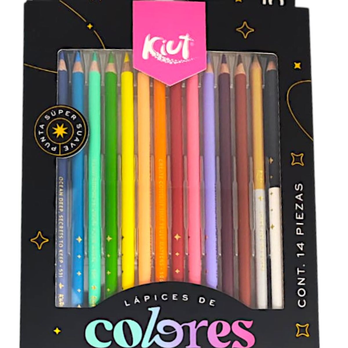 NORMA - Lápices De Colores Kiut Norma X 16 Metalizados Y Pasteles
