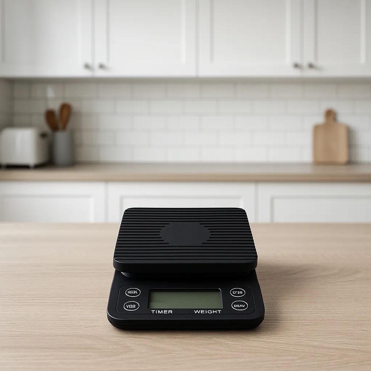 BIGCENTER - Gramera Digital Con Botones Timer Sacale