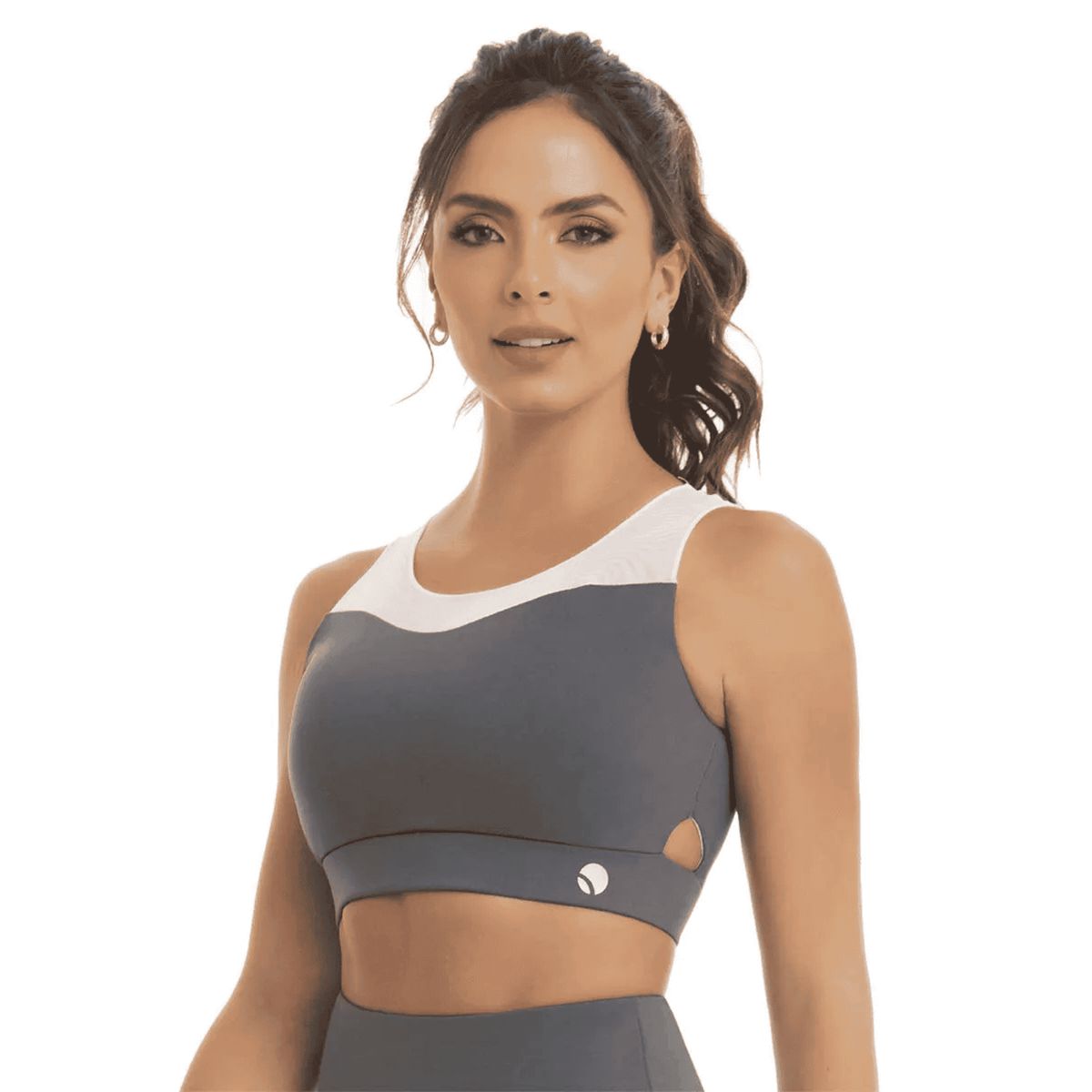 FAJATE - Top deportivo con soporte en busto y realce natural