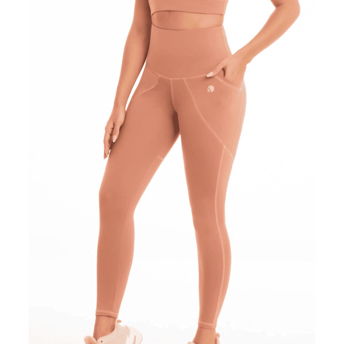 FAJATE - Leggings deportivo de talle alto con control abdominal y realce suave de glúteos