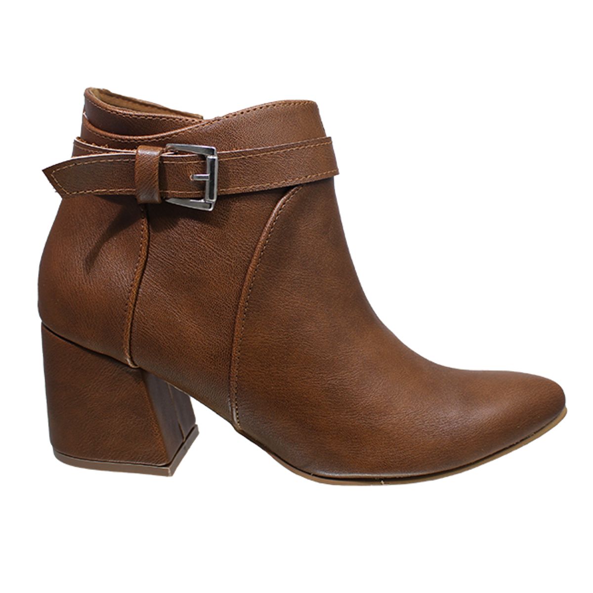 GENERICO - Botines Para Mujer Tacón Ancho 5 12