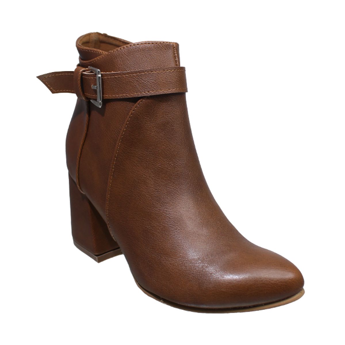 GENERICO - Botines Para Mujer Tacón Ancho 5 12