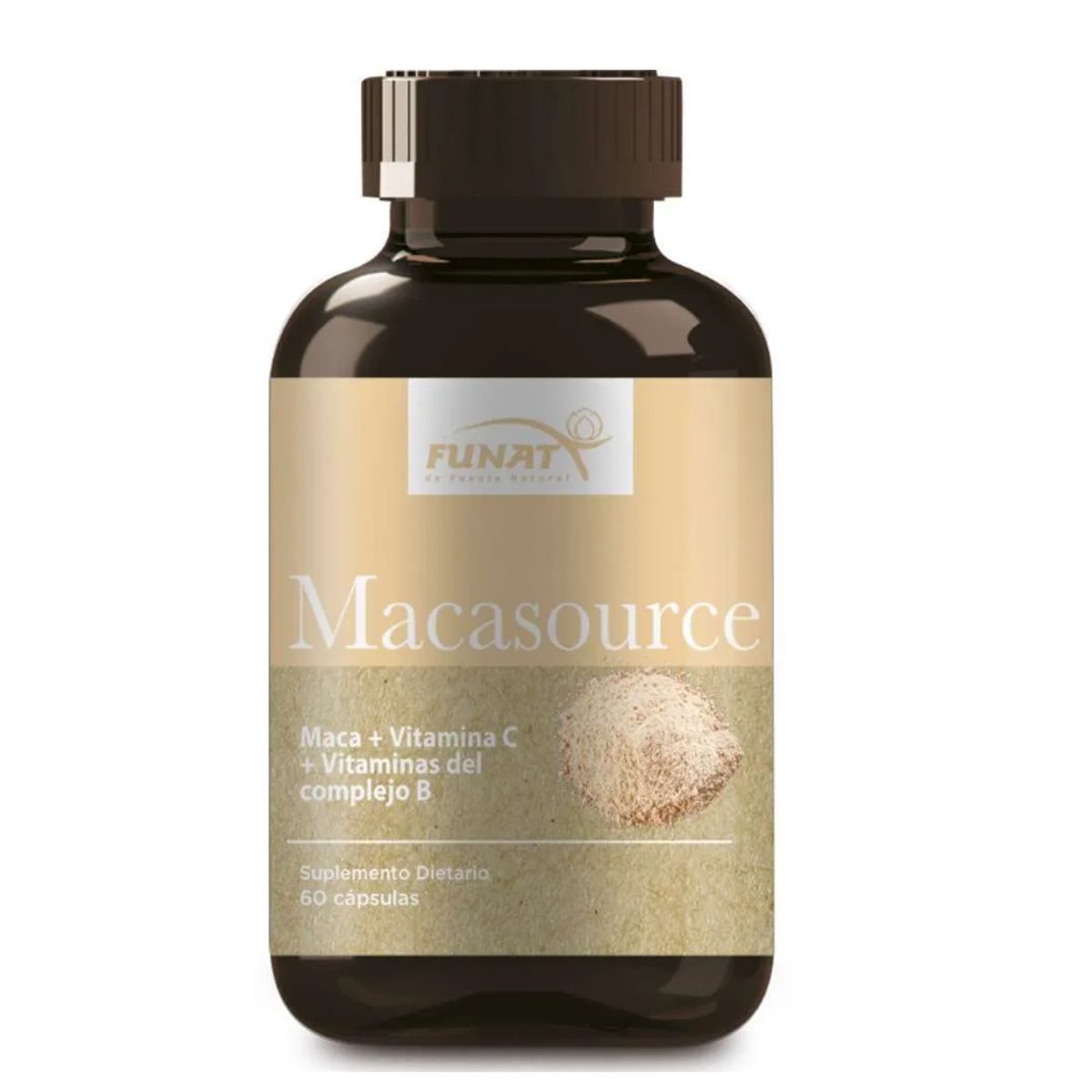 FUNAT - ALIMENTO CON VITAMINAS + MACA EN POLVO X 60 UNIDADES/ MACASOURCE