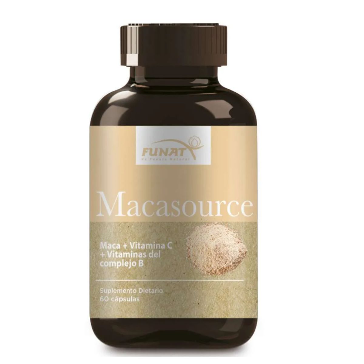 FUNAT - ALIMENTO CON VITAMINAS + MACA EN POLVO X 60 UNIDADES/ MACASOURCE
