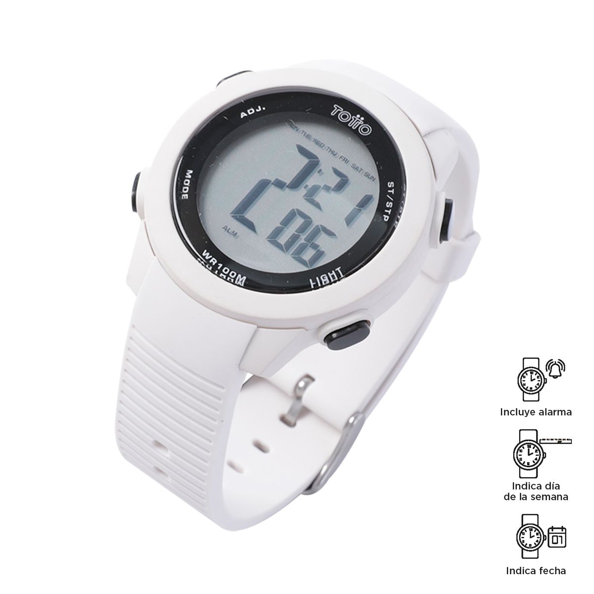 TOTTO - Reloj Digital Para Mujer Chron Terreo