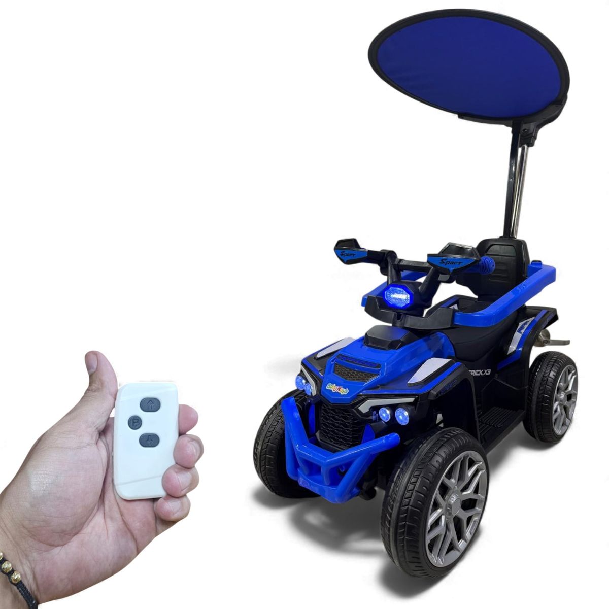 GENERICO - Carro Montable Bebe Paseador Musical Juguete Control 1-6 año