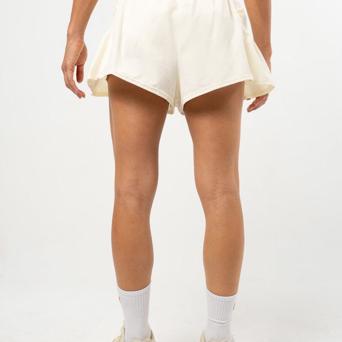 NO RULES - Short Deportivo Running Rush Cream