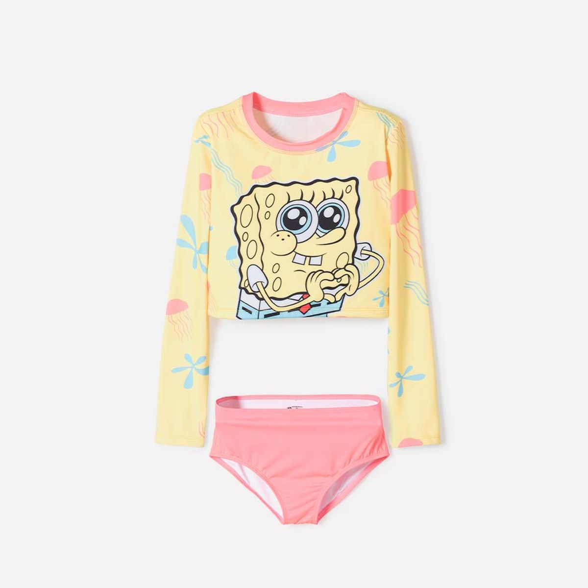 NICKELODEON - Conjunto de Baño Bob Esponja multicolor para niña