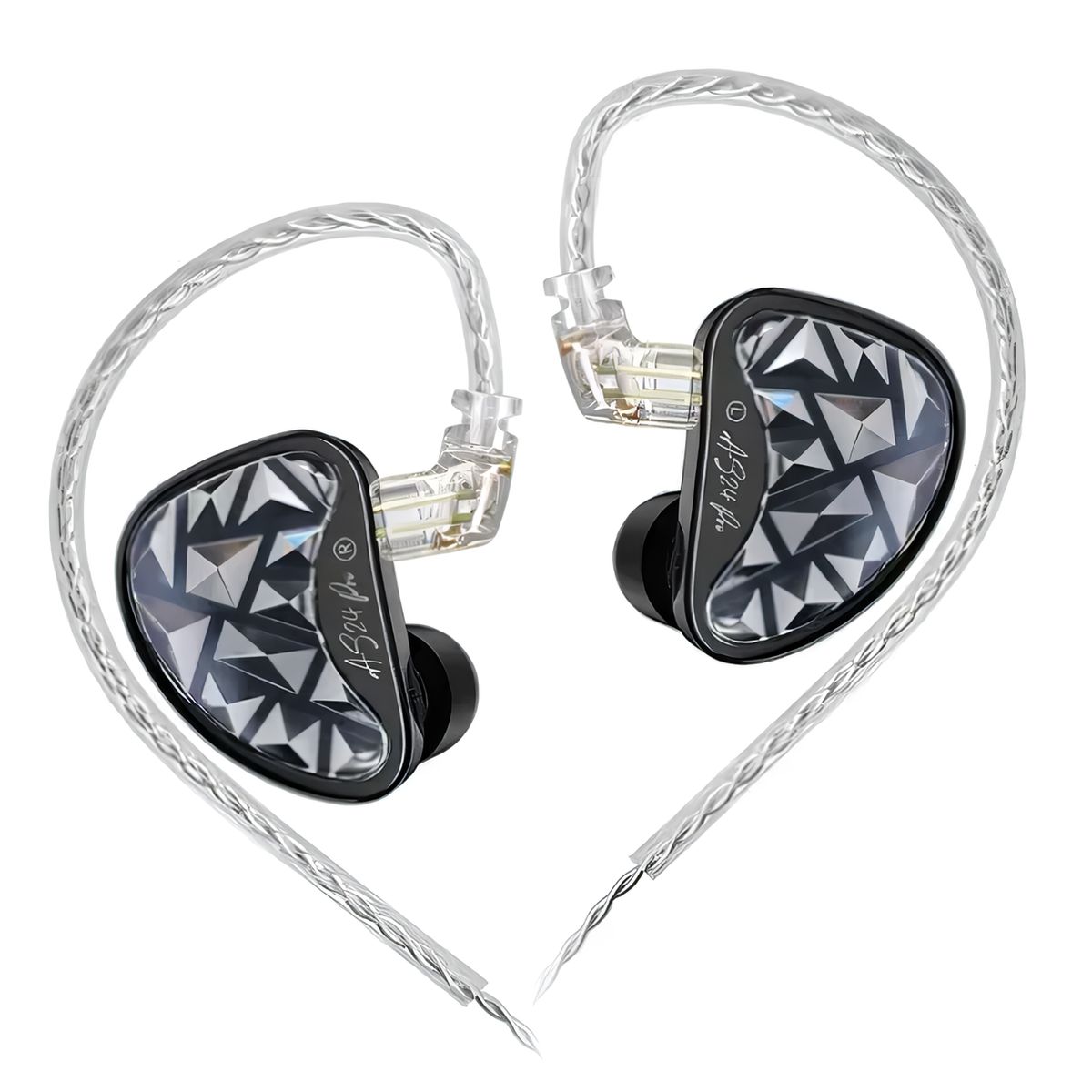 KZ - Audífonos profesionales KZ AS24 PRO sin micrófono