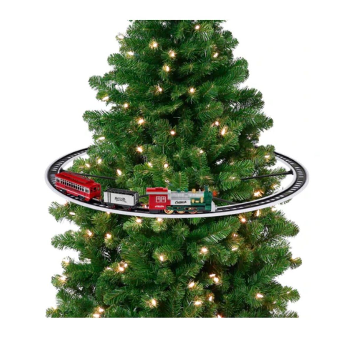 GENERICO - TREN NAVIDEÑO ARBOL DECORACION DE  ARBOL