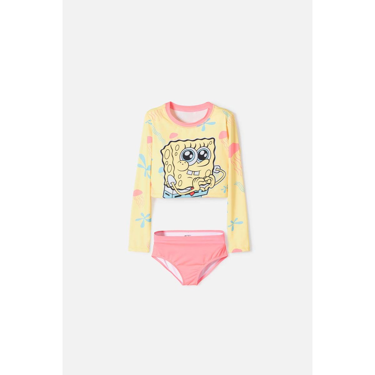 NICKELODEON - Conjunto de Baño Bob Esponja multicolor para niña